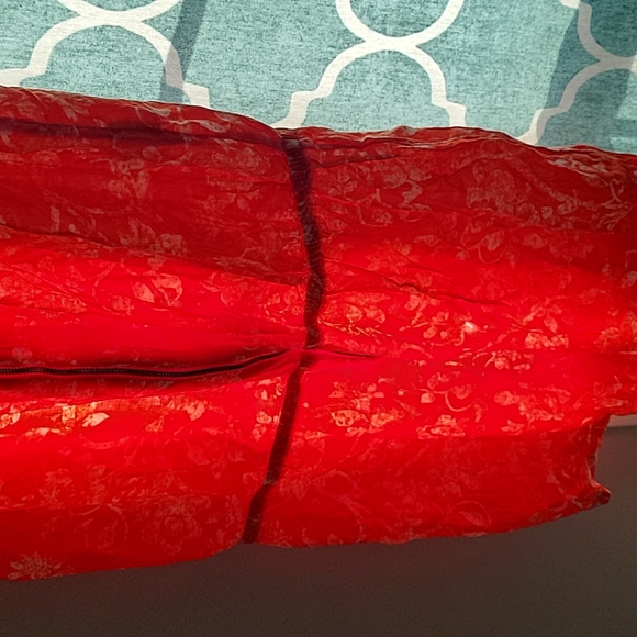 EUC ATTENTION Orange romper - Picture 2 of 7